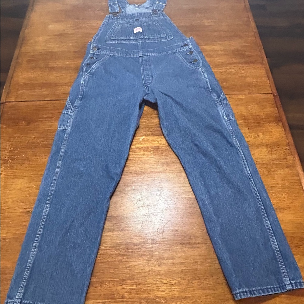 Classic Women's Denim Overalls - Blue